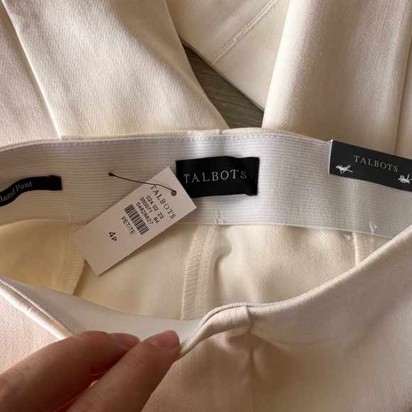 Talbots Portland Pants in ivory - Picture 4 of 7